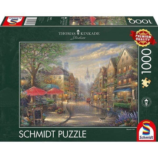 Schmidt - Thomas Kinkade - Cafe in Munich - 1000 Piece Jigsaw Puzzle