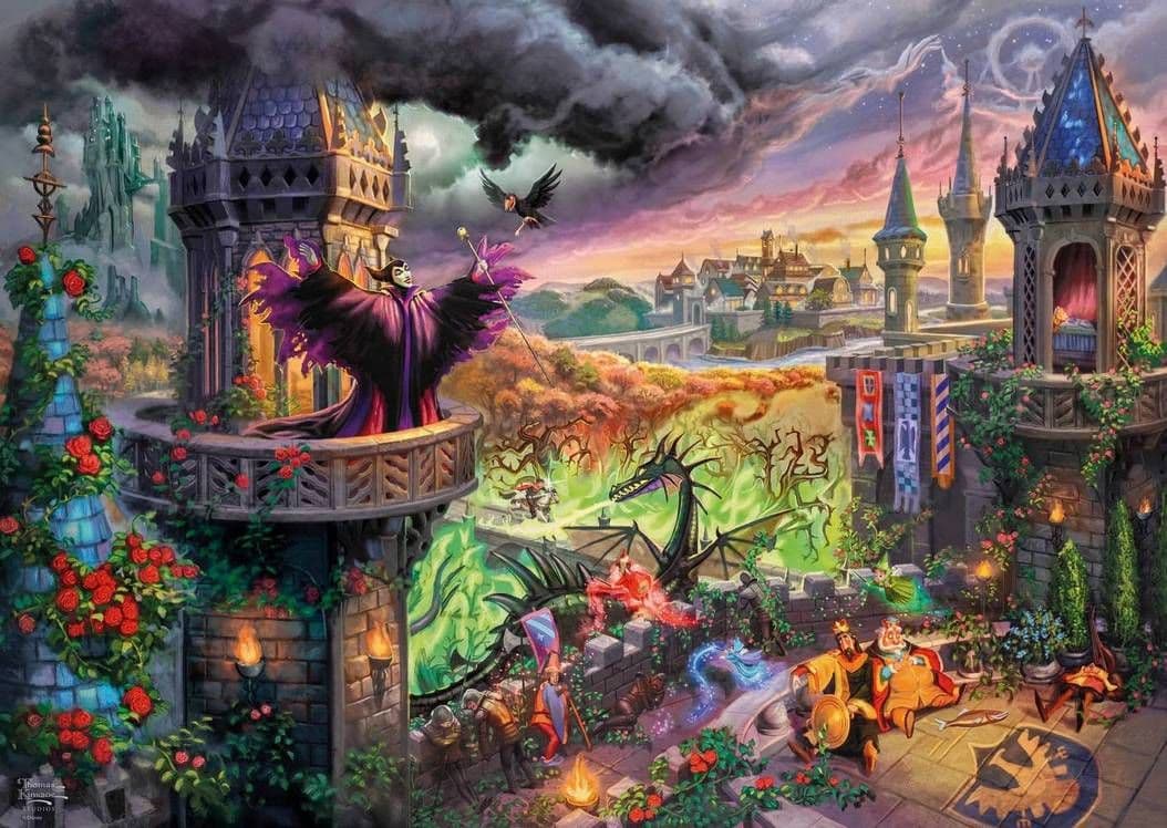 Schmidt - Thomas Kinkade - Disney Maleficent - 1000 Piece Jigsaw Puzzle