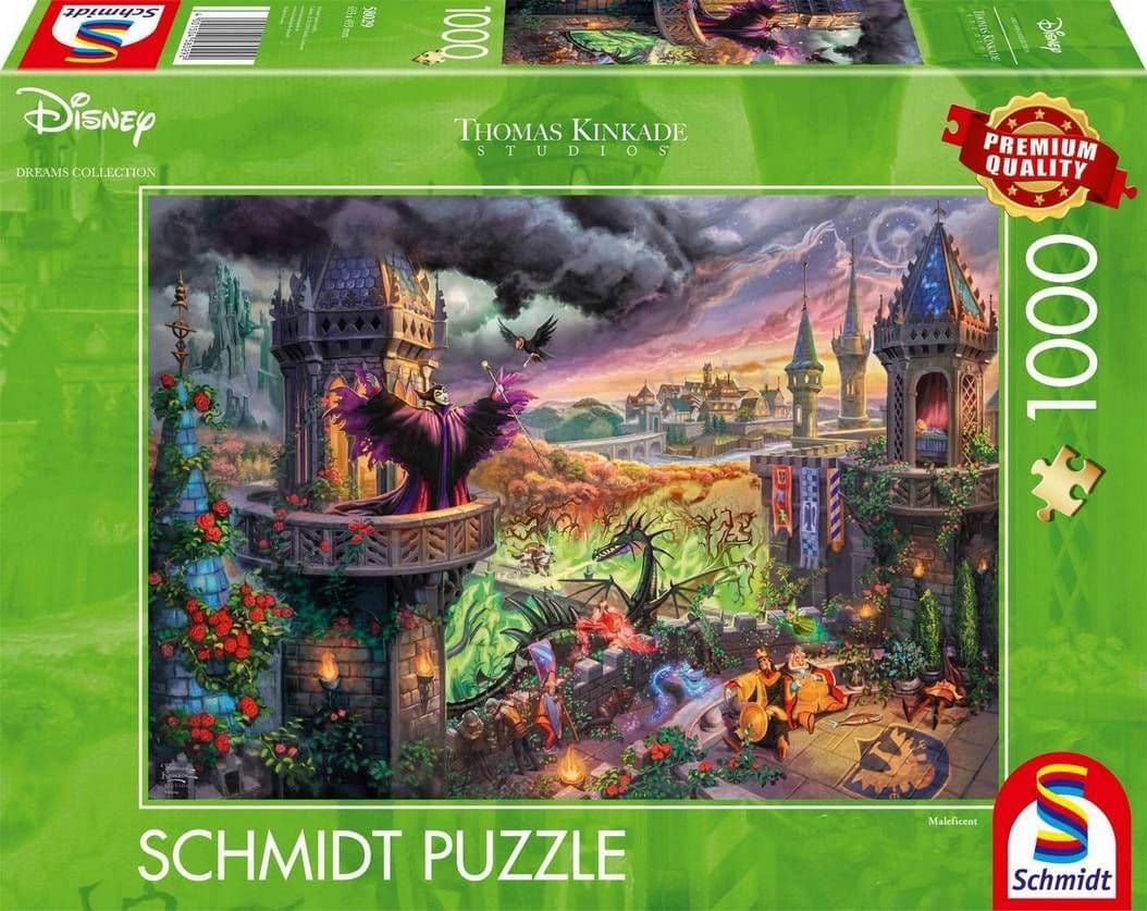 Schmidt - Thomas Kinkade - Disney Maleficent - 1000 Piece Jigsaw Puzzle
