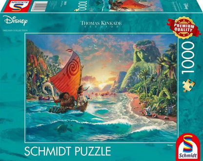 Schmidt - Thomas Kinkade - Disney Moana - 1000 Piece Jigsaw Puzzle
