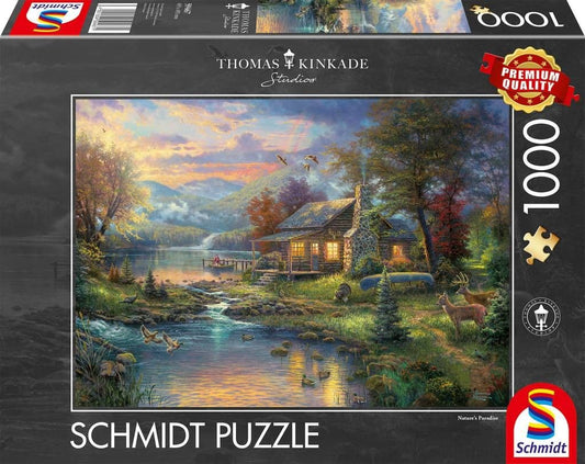 Schmidt - Thomas Kinkade - Nature's Paradise - 1000 Piece Jigsaw Puzzle