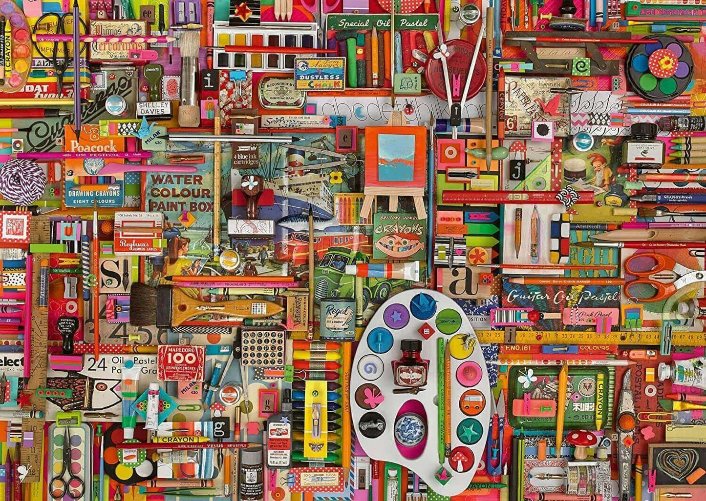 Schmidt - Vintage Artist Materials  - 1000 Piece Jigsaw Puzzle