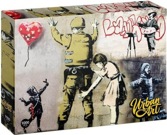 University Games - Urban Art: Banksy - Graffiti Painter - 1000 Piece Jigsaw Puzzle