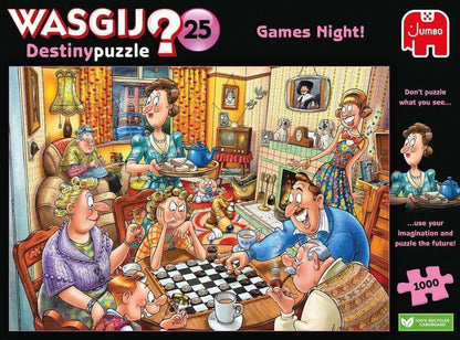 Wasgij - Destiny 25 Games Night! - 1000 Piece Jigsaw Puzzle