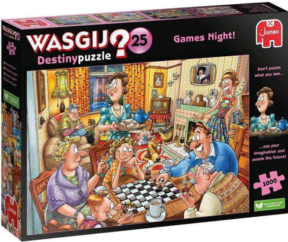 Wasgij - Destiny 25 Games Night! - 1000 Piece Jigsaw Puzzle