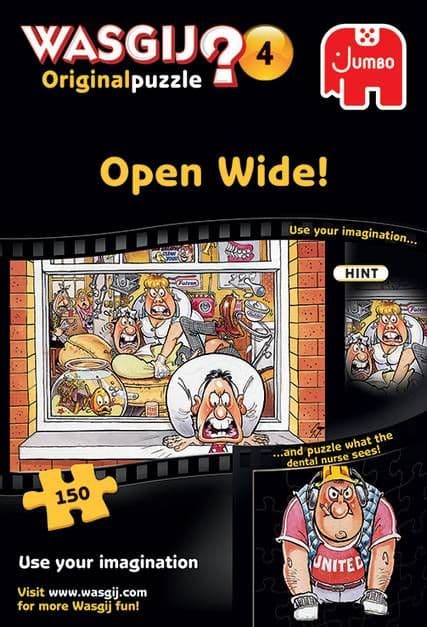 Wasgij Original 4 - Open Wide - 150 Piece Jigsaw Puzzle