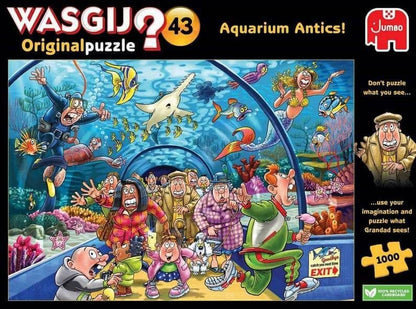 Wasgij - Original 43 Aquarium Antics! - 1000 Piece Jigsaw Puzzle