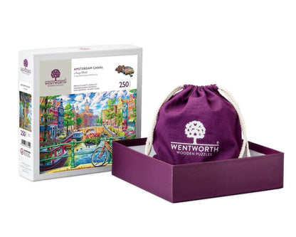 Wentworth - Amsterdam Canal - 250 Piece Wooden Jigsaw Puzzle