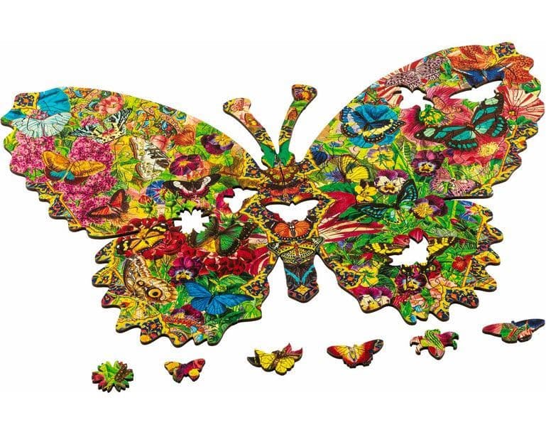 Wentworth - Butterfly Kaleidoscope - 210 Piece Wooden Jigsaw Puzzle