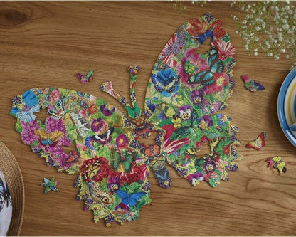 Wentworth - Butterfly Kaleidoscope - 210 Piece Wooden Jigsaw Puzzle