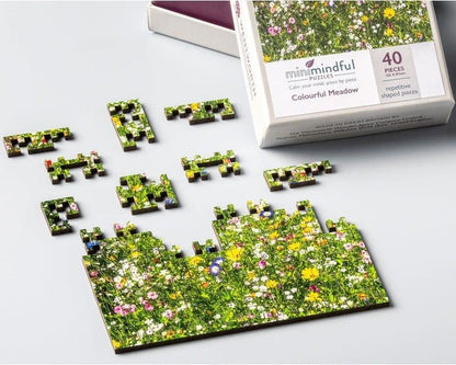 Wentworth - Colourful Meadow - 40 Piece Wooden Jigsaw Puzzle