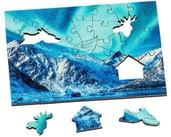 Wentworth - Lofoten Islands - 40 Piece Wooden Jigsaw Puzzle