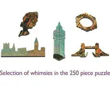 Wentworth - London The Thames with View of the City and St Pauls - 250 Piece Wooden Jigsaw Puzzle