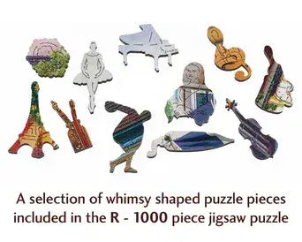 Wentworth - Parisian Charm - 250 Piece Wooden Jigsaw Puzzle