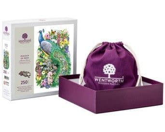 Wentworth - Peacock of India - 250 Piece Wooden Jigsaw Puzzle