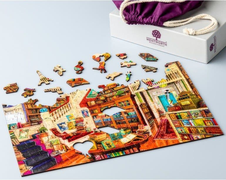 Wentworth - Wish Upon a Bookshop - 250 Piece Wooden Jigsaw Puzzle