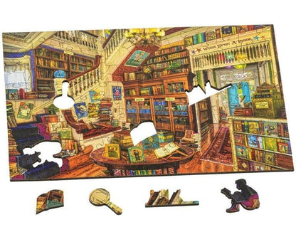 Wentworth - Wish Upon a Bookshop - 250 Piece Wooden Jigsaw Puzzle
